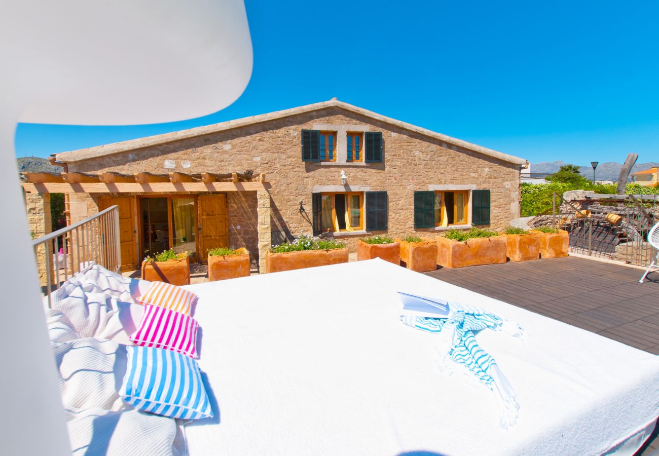 Villa in Alcudia - V. Barcares Petit, villa for 6 with pool and close