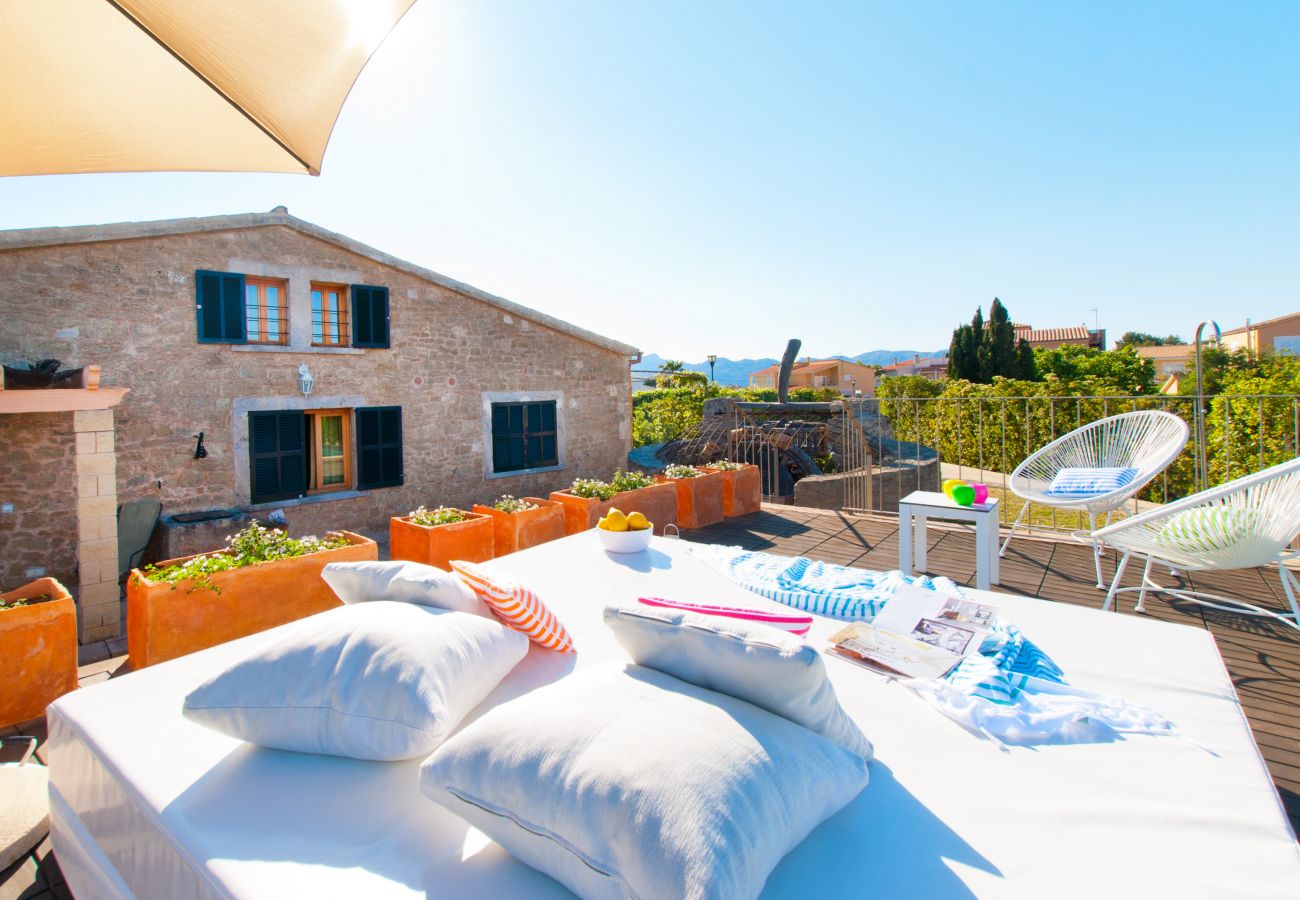 Villa in Alcudia - V. Barcares Petit, villa for 6 with pool and close