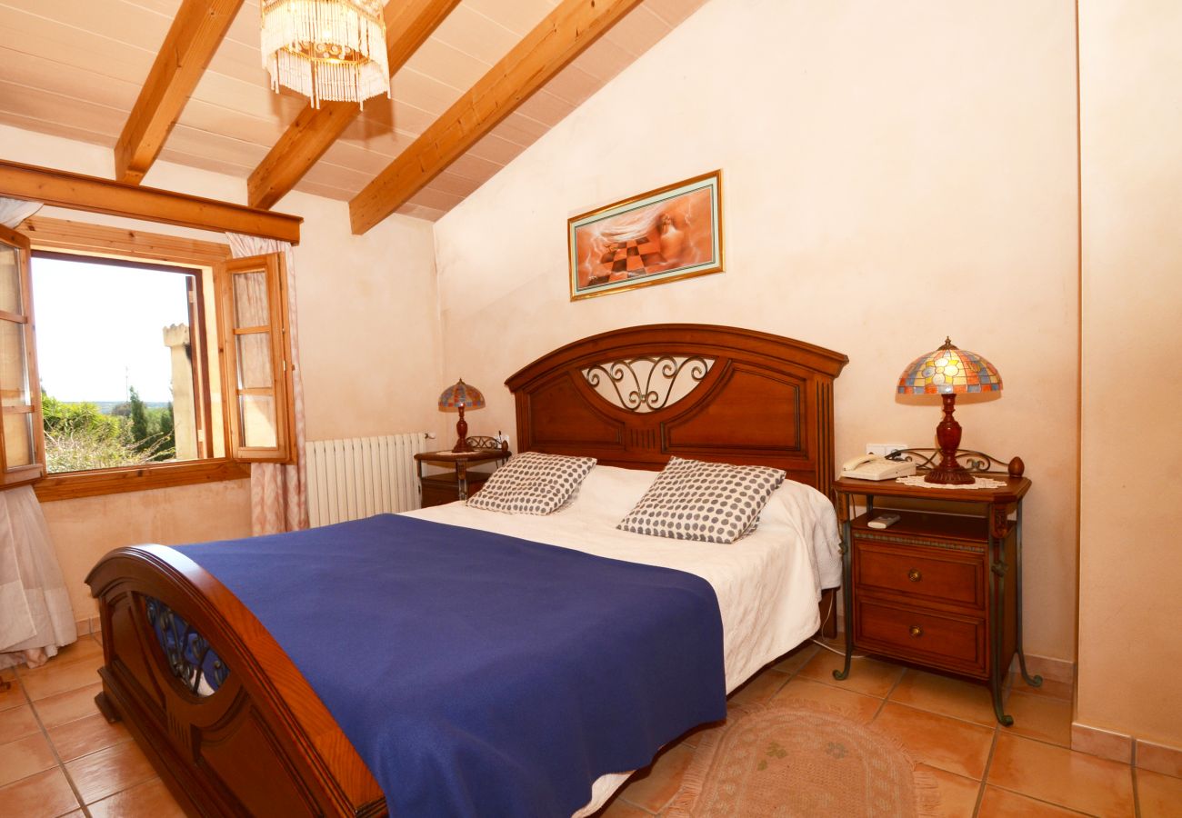 Villa in Inca - V. Can Rovey, pool and gardens in Inca