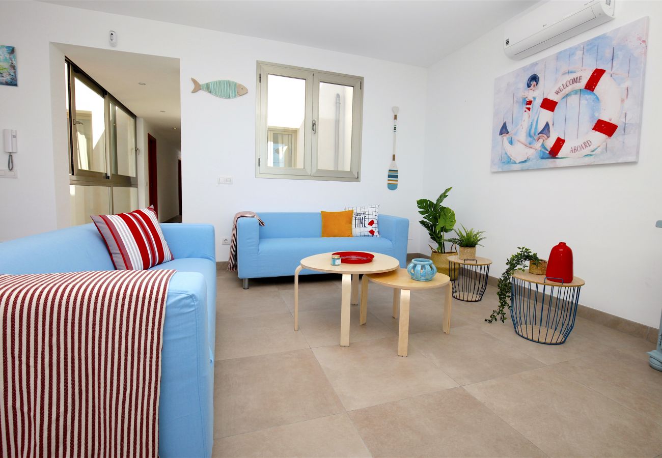 Wohnung in S´Estanyol - Familiar apartamento frente al mar