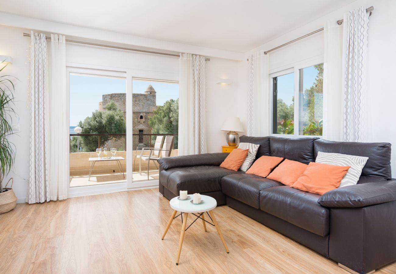 Ferienwohnung in Alcanada - A. Alcanada Torre Mayor, vista mar