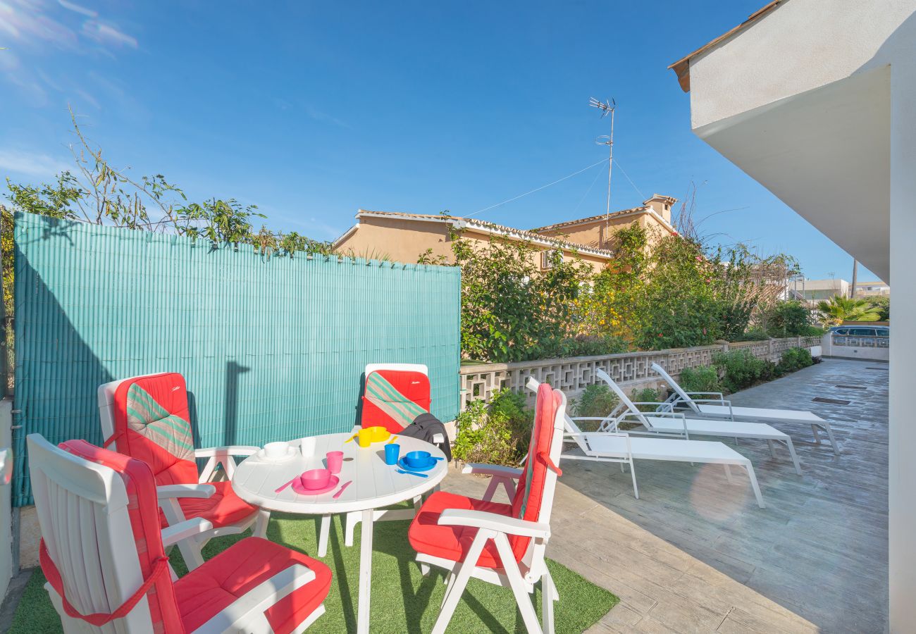 Villa in Alcudia - V. Casa Blanca, pool and beach