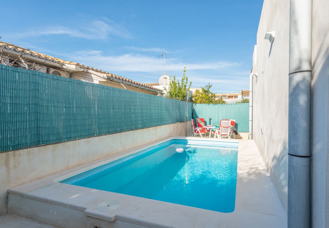 Villa in Alcudia - V. Casa Blanca, pool and beach