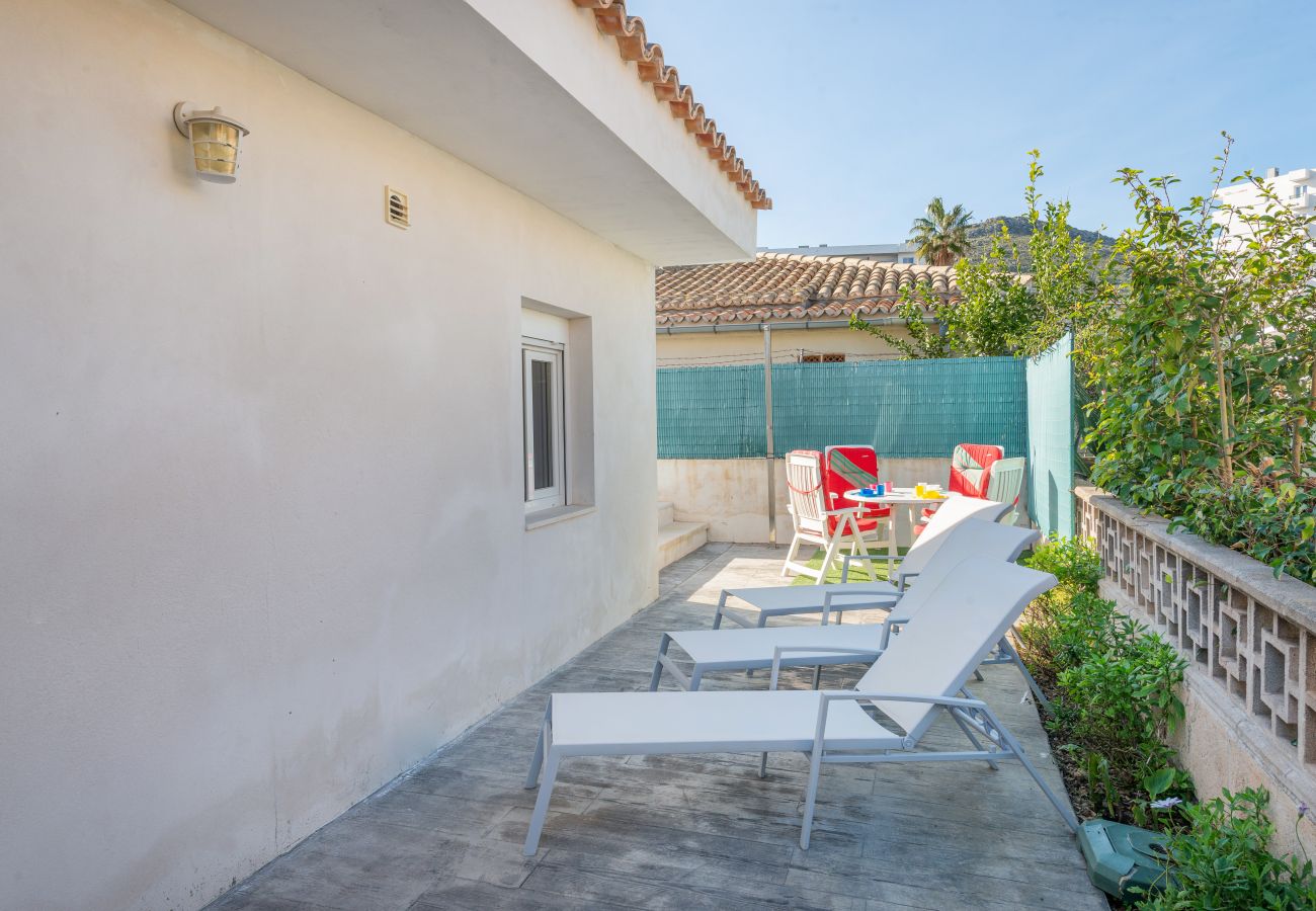 Villa in Alcudia - V. Casa Blanca, pool and beach