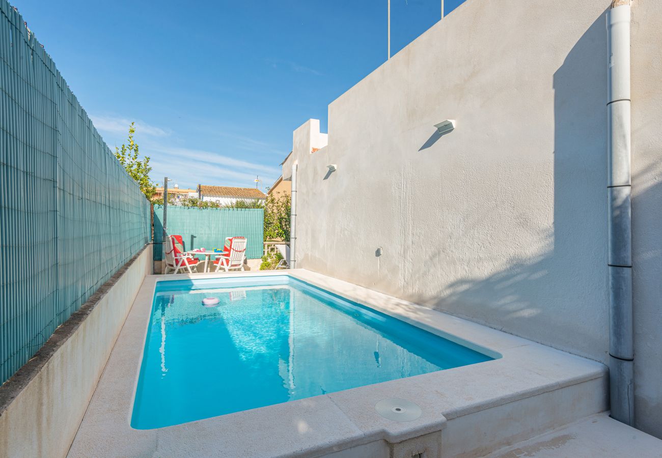 Villa in Alcudia - V. Casa Blanca, pool and beach