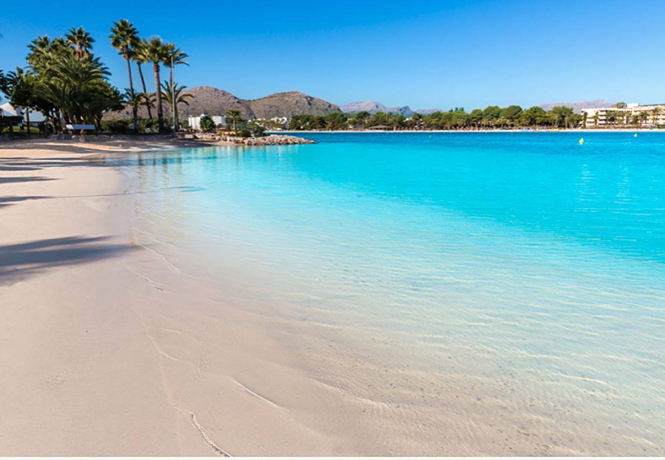 Villa in Alcudia - V. Casa Blanca, pool and beach