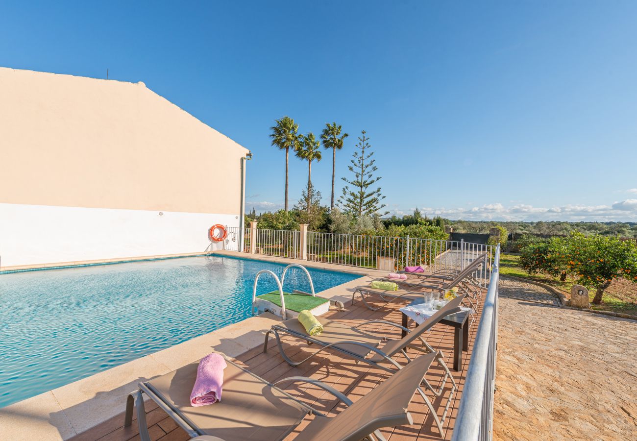 Villa in Llubi - V. Can Rafelino, pool and relax
