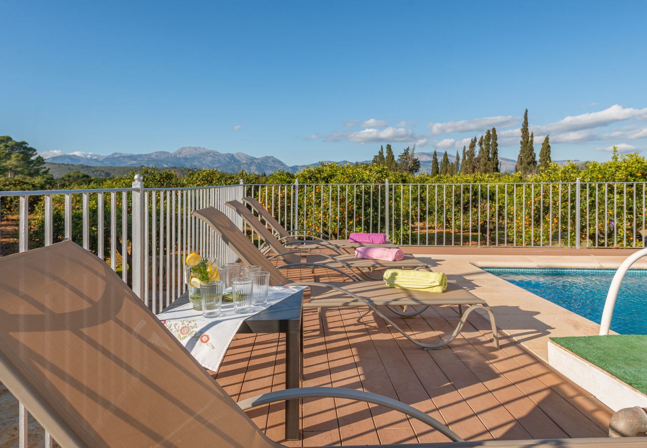 Villa in Llubi - V. Can Rafelino, pool and relax