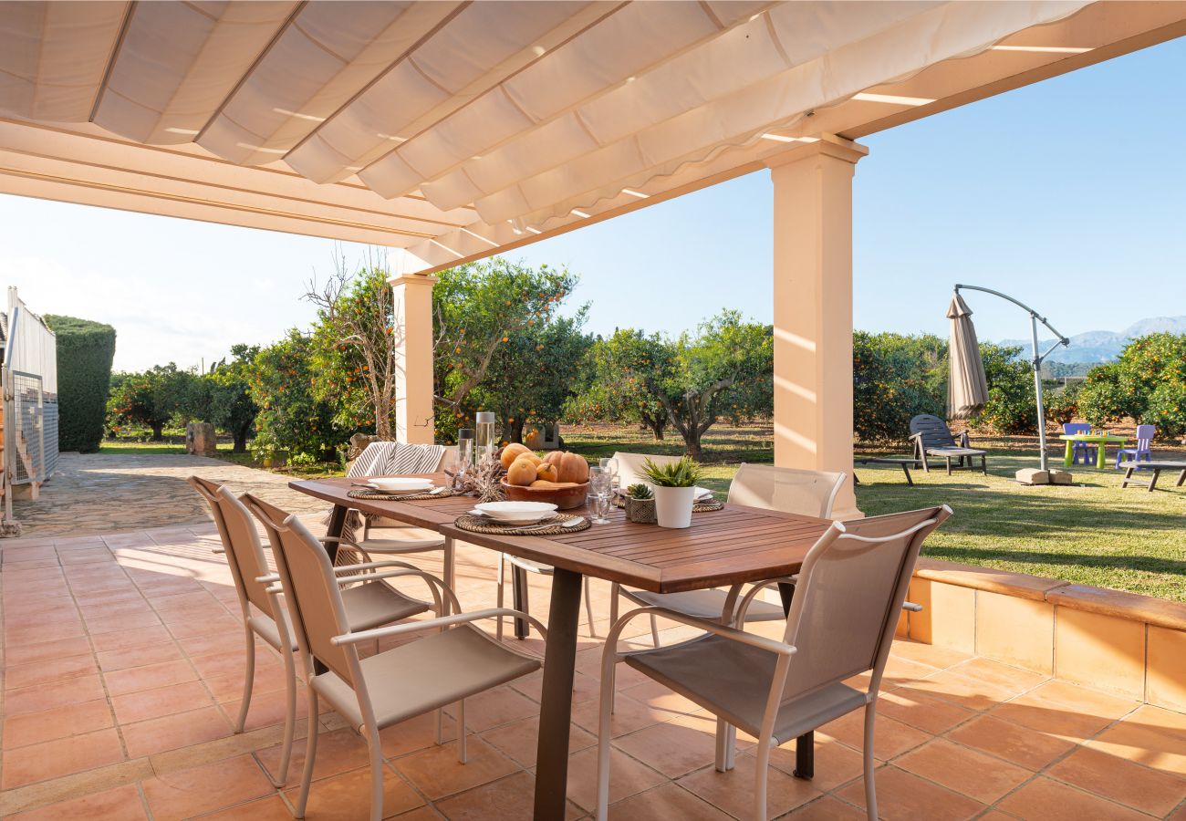 Villa in Llubi - V. Can Rafelino, pool and relax