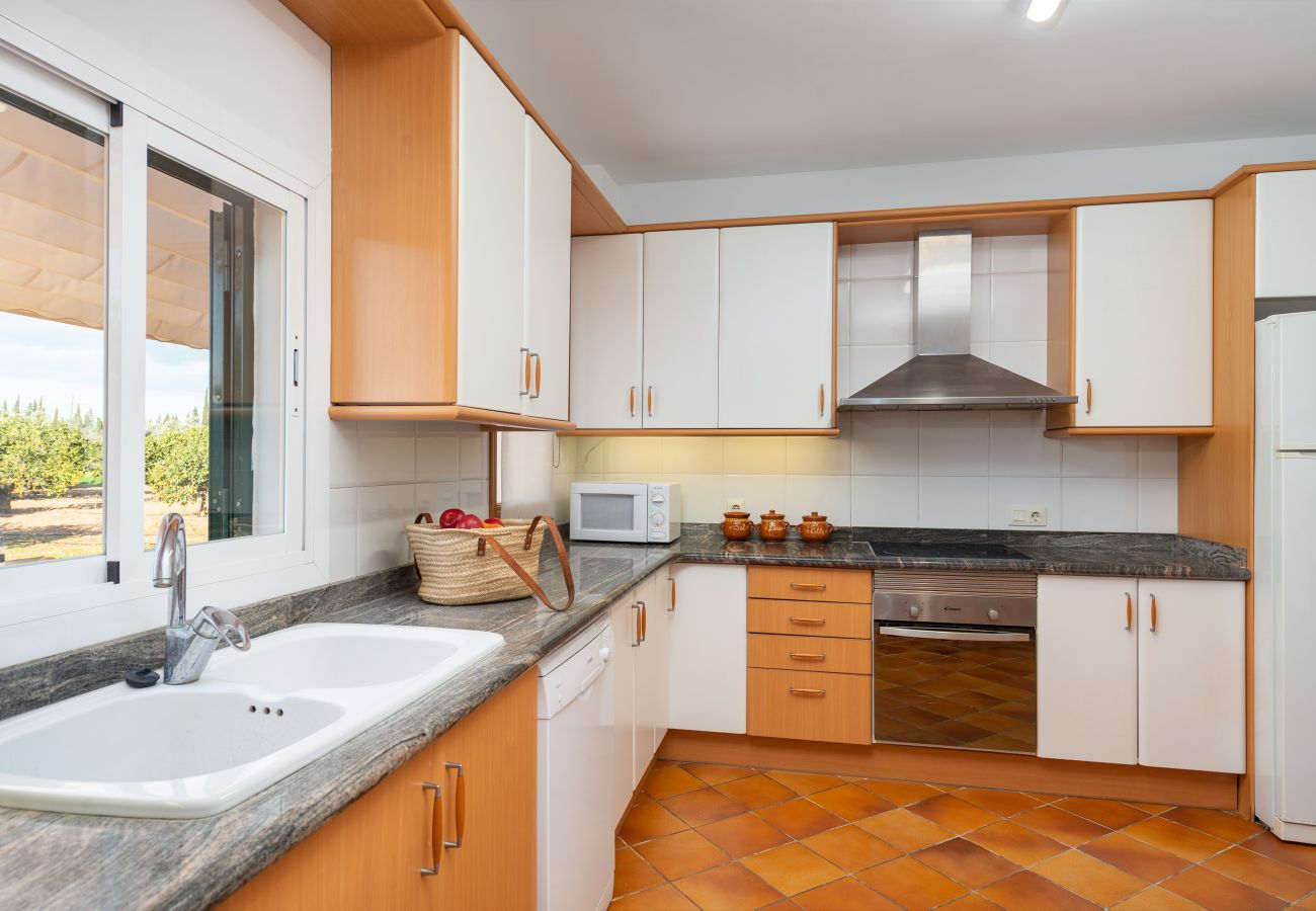 Villa in Llubi - V. Can Rafelino, pool and relax